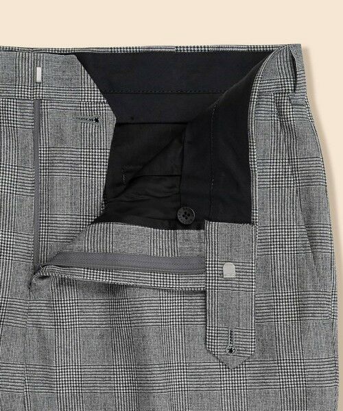 Brooks Brothers / ブルックス ブラザーズ スラックス・ドレスパンツ | ウール　サキソニー　グレンチェック　プレーンフロント　トラウザーズ　Classic | 詳細3