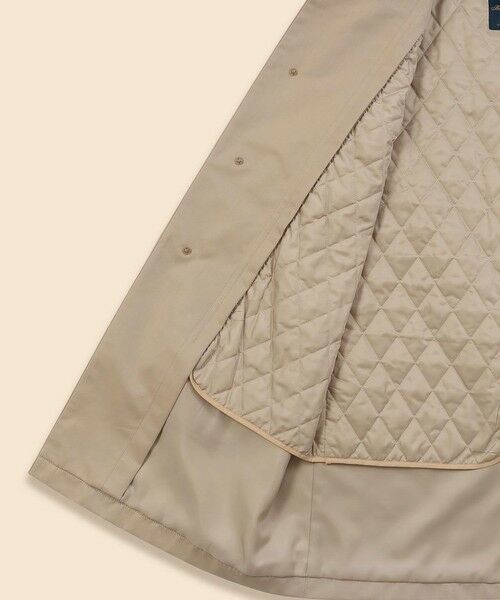 Brooks Brothers / ブルックス ブラザーズ ステンカラーコート | コットン/ポリエステル ギャバジン キルティングライナー カーコート | 詳細5