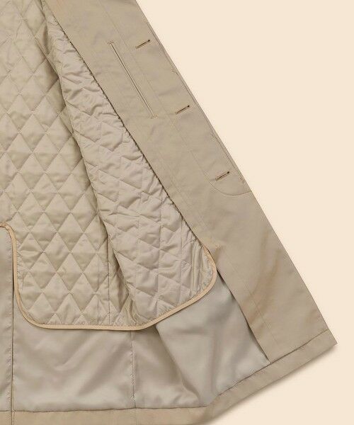 Brooks Brothers / ブルックス ブラザーズ ステンカラーコート | コットン/ポリエステル ギャバジン キルティングライナー カーコート | 詳細6