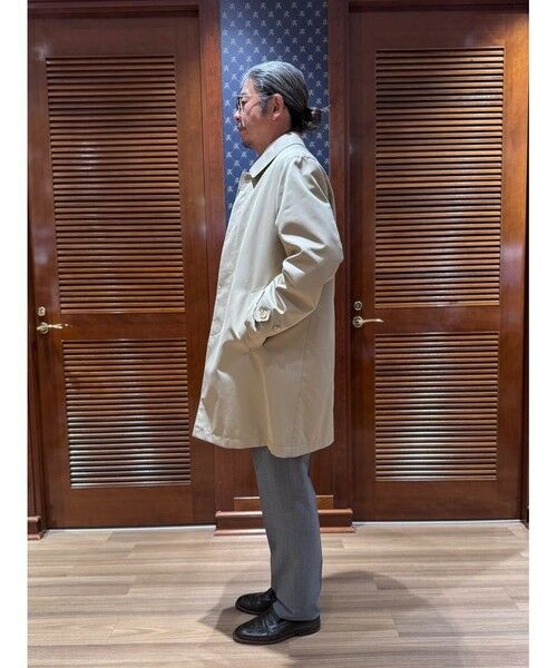 Brooks Brothers / ブルックス ブラザーズ ステンカラーコート | コットン/ポリエステル ギャバジン キルティングライナー カーコート | 詳細8