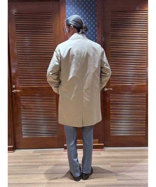 Brooks Brothers / ブルックス ブラザーズ ステンカラーコート | コットン/ポリエステル ギャバジン キルティングライナー カーコート | 詳細9