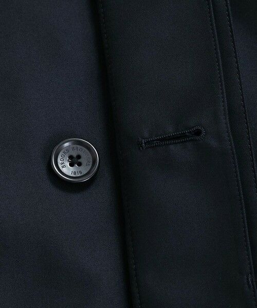 Brooks Brothers / ブルックス ブラザーズ ステンカラーコート | コットン/ポリエステル ギャバジン キルティングライナー カーコート | 詳細12