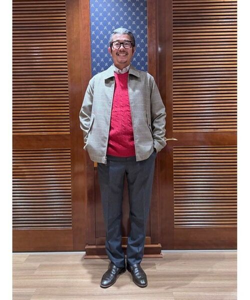 Brooks Brothers / ブルックス ブラザーズ ニット・セーター | ラムズウール　GFロゴ　ケーブル　クルーネックセーター | 詳細9