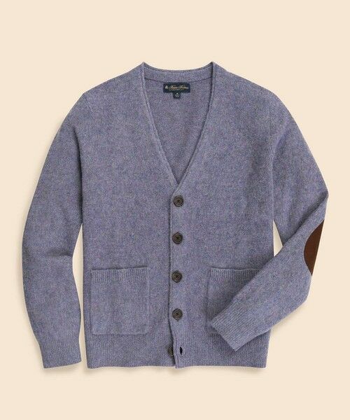 Brooks Brothers / ブルックス ブラザーズ カーディガン・ボレロ | ブラッシュドウール Vネックカーディガン(グレー)