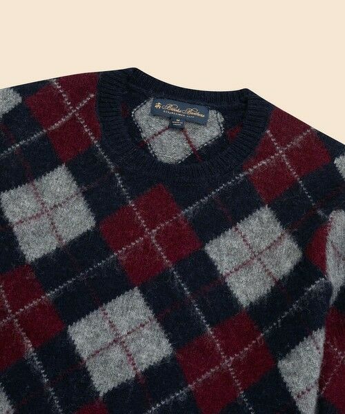 Brooks Brothers / ブルックス ブラザーズ ニット・セーター | ブラッシュドウール アーガイル クルーネックセーター | 詳細1