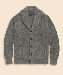 Brooks Brothers / ブルックス ブラザーズ カーディガン・ボレロ | ドネガルウール　ショールカラー　カーディガン