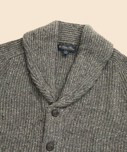 Brooks Brothers / ブルックス ブラザーズ カーディガン・ボレロ | ドネガルウール　ショールカラー　カーディガン | 詳細1