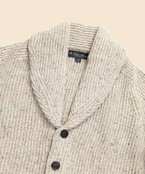 Brooks Brothers / ブルックス ブラザーズ カーディガン・ボレロ | ドネガルウール　ショールカラー　カーディガン | 詳細2