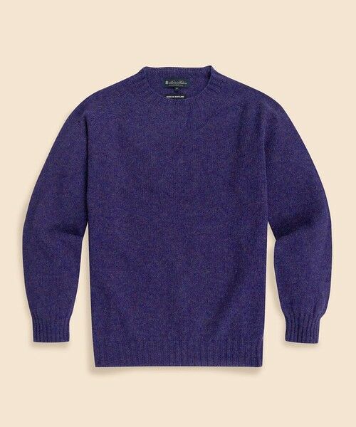 シェットランドウール クルーネックセーター （ニット・セーター