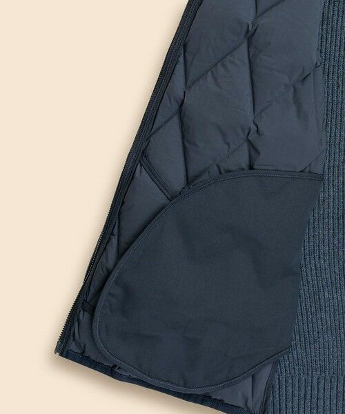 Brooks Brothers / ブルックス ブラザーズ ダウンジャケット・ベスト | ストレッチナイロン/コットンブレンド ニット×キルティング ダウンジャケット | 詳細9