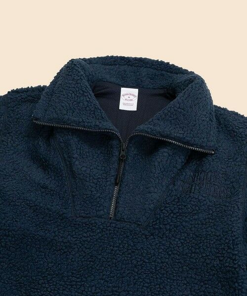 Brooks Brothers / ブルックス ブラザーズ スウェット | ポリエステル　フリース　ハーフジップ　モックネックプルオーバー | 詳細7