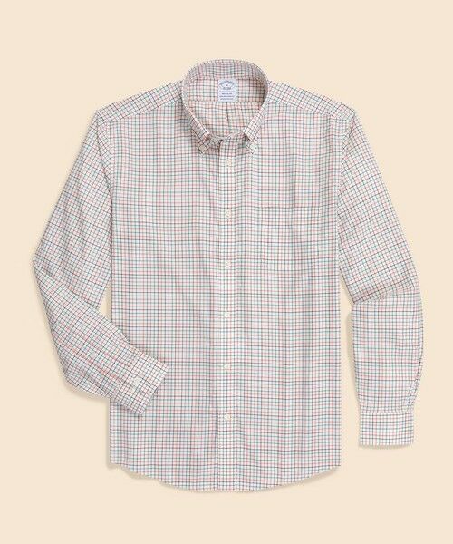 Brooks Brothers スーピマコットンストレッチツイル　チェック　カジュアルシャツ　Regular ¥18,700