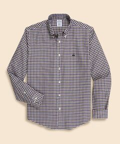 Brooks Brothers / ブルックス ブラザーズ シャツ・ブラウス | ラグジュアリー　コットンツイル　GFロゴ　チェック　カジュアルシャツ　Regular Fit