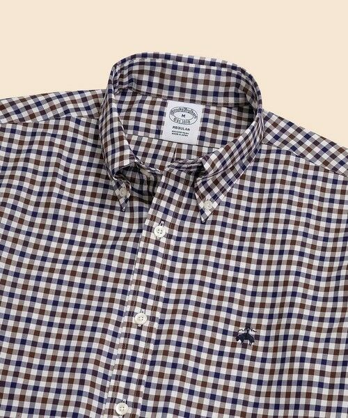 Brooks Brothers / ブルックス ブラザーズ シャツ・ブラウス | ラグジュアリー　コットンツイル　GFロゴ　チェック　カジュアルシャツ　Regular Fit | 詳細1