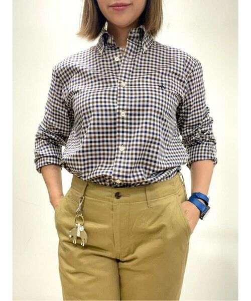 Brooks Brothers / ブルックス ブラザーズ シャツ・ブラウス | ラグジュアリー　コットンツイル　GFロゴ　チェック　カジュアルシャツ　Regular Fit | 詳細4