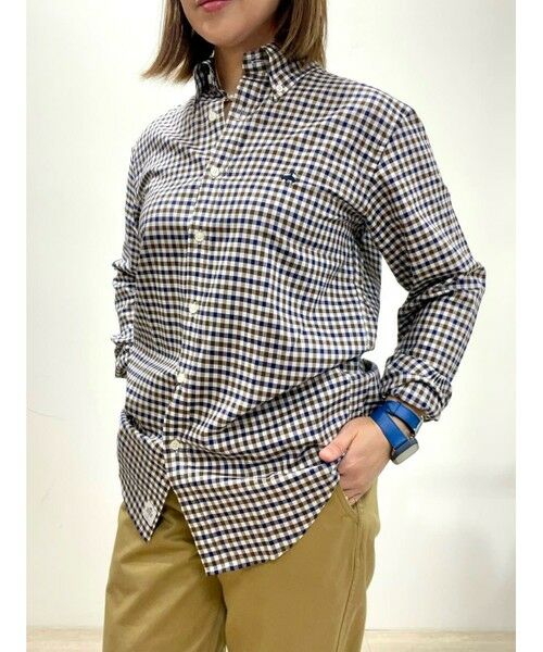 Brooks Brothers / ブルックス ブラザーズ シャツ・ブラウス | ラグジュアリー　コットンツイル　GFロゴ　チェック　カジュアルシャツ　Regular Fit | 詳細5