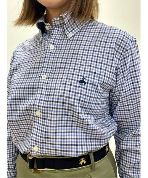 Brooks Brothers / ブルックス ブラザーズ シャツ・ブラウス | ラグジュアリー　コットンツイル　GFロゴ　チェック　カジュアルシャツ　Regular Fit | 詳細9