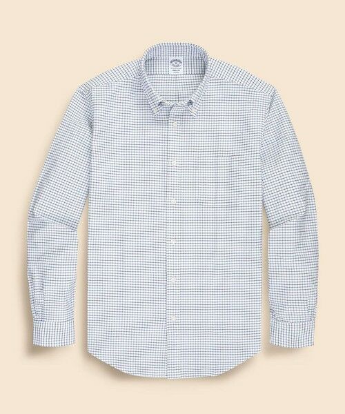 Brooks Brothers/ブルックス ブラザーズ コットン タッターソール カジュアルシャツ Regular Fit ブルー M Brooks Brothers/ブルックス ブラザーズ コットン タッターソール カジュアルシャツ Regular Fit ブルー M