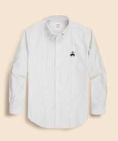 Brooks Brothers / ブルックス ブラザーズ シャツ・ブラウス | ◆オンラインストア限定◆ コットンオックスフォード　ビッグGFロゴ　オルタネイトストライプ　カジュアルシャツ　Traditional Fit