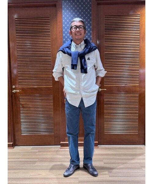 Brooks Brothers / ブルックス ブラザーズ シャツ・ブラウス | ◆オンラインストア限定◆ コットンオックスフォード ビッグGFロゴ オルタネイトストライプ カジュアルシャツ Traditional Fit | 詳細4