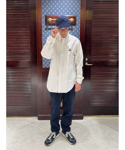 Brooks Brothers / ブルックス ブラザーズ シャツ・ブラウス | ◆オンラインストア限定◆ コットンオックスフォード ビッグGFロゴ オルタネイトストライプ カジュアルシャツ Traditional Fit | 詳細10