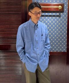 Brooks Brothers / ブルックス ブラザーズ シャツ・ブラウス | ◆オンラインストア限定◆  コットン　ライト デニム　ビッグGFロゴ　カジュアルシャツ　Traditional Fit