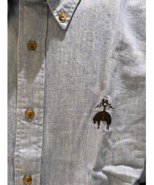 Brooks Brothers / ブルックス ブラザーズ シャツ・ブラウス | ◆オンラインストア限定◆ コットン ライト デニム ビッグGFロゴ カジュアルシャツ Traditional Fit | 詳細6