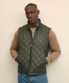 Brooks Brothers / ブルックス ブラザーズ ベスト | ポリエステル　モックネック　キルティングベスト