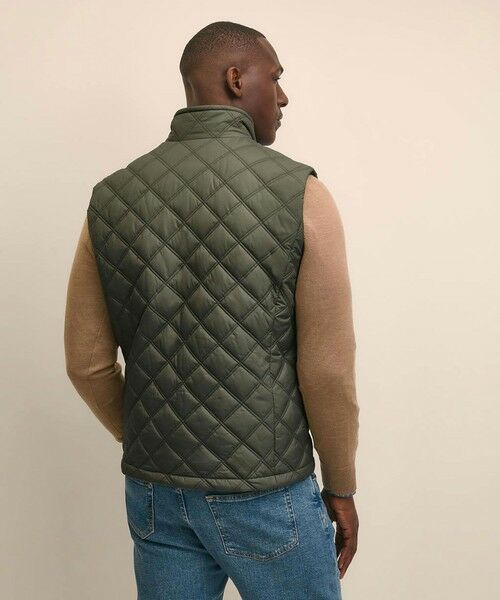 Brooks Brothers / ブルックス ブラザーズ ベスト | ポリエステル モックネック キルティングベスト | 詳細1