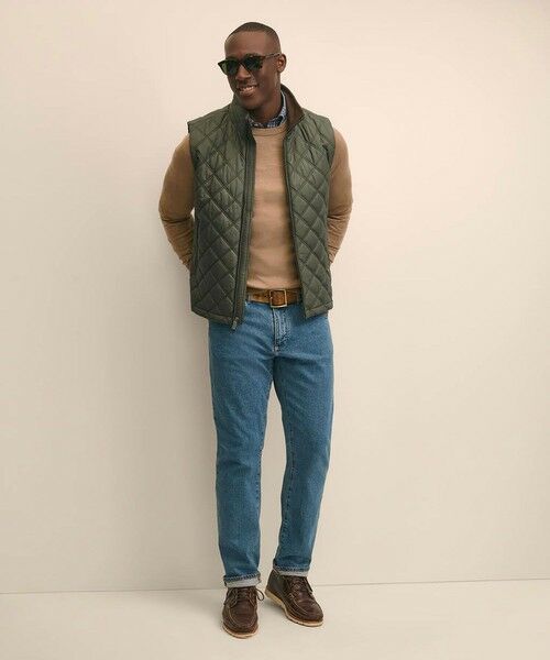 Brooks Brothers / ブルックス ブラザーズ ベスト | ポリエステル モックネック キルティングベスト | 詳細2