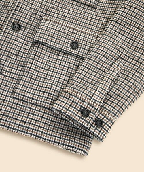 Brooks Brothers / ブルックス ブラザーズ その他アウター | ウール/ポリエステル ダブルフェイス ガンクラブチェック ウォーキングコート | 詳細2