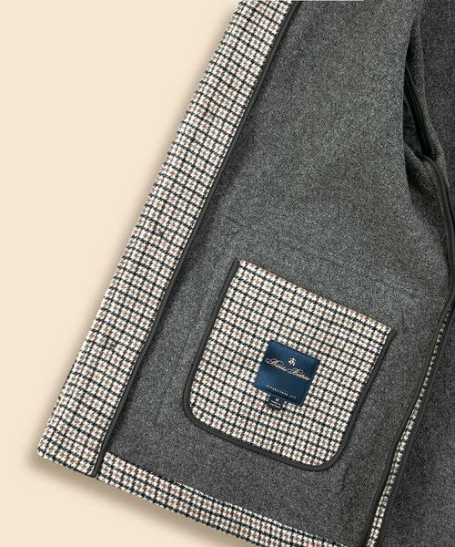 Brooks Brothers / ブルックス ブラザーズ その他アウター | ウール/ポリエステル ダブルフェイス ガンクラブチェック ウォーキングコート | 詳細4