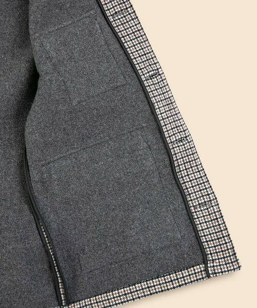 Brooks Brothers / ブルックス ブラザーズ その他アウター | ウール/ポリエステル ダブルフェイス ガンクラブチェック ウォーキングコート | 詳細5