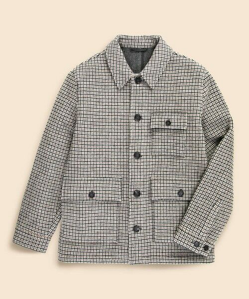 Brooks Brothers / ブルックス ブラザーズ その他アウター | ウール/ポリエステル ダブルフェイス ガンクラブチェック ウォーキングコート(ベージュ)