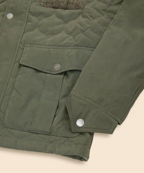Brooks Brothers / ブルックス ブラザーズ ミリタリージャケット・コート | ポリエステルブレンド　キルティング×ツイード　フィールドジャケット | 詳細14