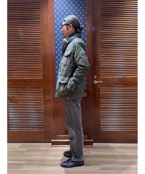 Brooks Brothers / ブルックス ブラザーズ ミリタリージャケット・コート | ポリエステルブレンド　キルティング×ツイード　フィールドジャケット | 詳細16