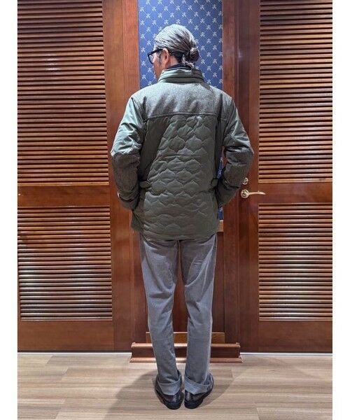 Brooks Brothers / ブルックス ブラザーズ ミリタリージャケット・コート | ポリエステルブレンド　キルティング×ツイード　フィールドジャケット | 詳細17