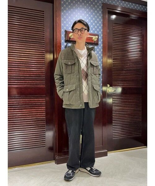 Brooks Brothers / ブルックス ブラザーズ ミリタリージャケット・コート | ポリエステルブレンド　キルティング×ツイード　フィールドジャケット | 詳細18