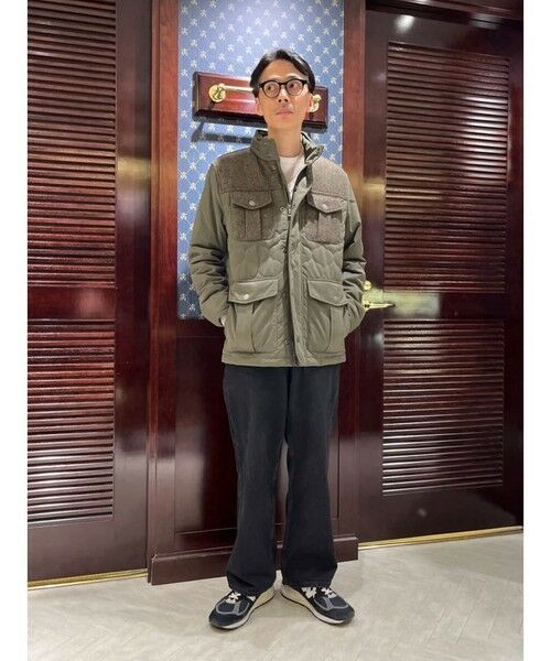 Brooks Brothers / ブルックス ブラザーズ ミリタリージャケット・コート | ポリエステルブレンド　キルティング×ツイード　フィールドジャケット | 詳細19