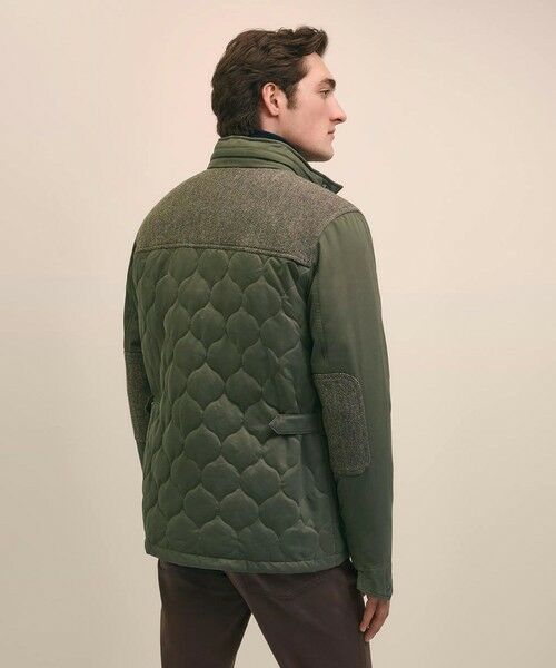 Brooks Brothers / ブルックス ブラザーズ ミリタリージャケット・コート | ポリエステルブレンド　キルティング×ツイード　フィールドジャケット | 詳細2