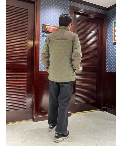 Brooks Brothers / ブルックス ブラザーズ ミリタリージャケット・コート | ポリエステルブレンド　キルティング×ツイード　フィールドジャケット | 詳細21