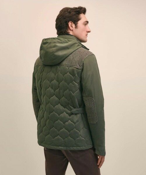 Brooks Brothers / ブルックス ブラザーズ ミリタリージャケット・コート | ポリエステルブレンド　キルティング×ツイード　フィールドジャケット | 詳細3