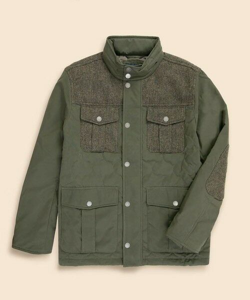 Brooks Brothers / ブルックス ブラザーズ ミリタリージャケット・コート | ポリエステルブレンド　キルティング×ツイード　フィールドジャケット | 詳細7