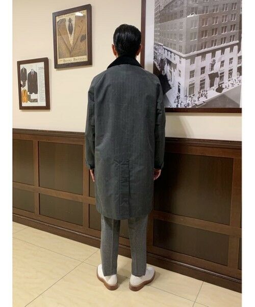 Brooks Brothers / ブルックス ブラザーズ ステンカラーコート | ポリエステル　カントリーコート | 詳細9