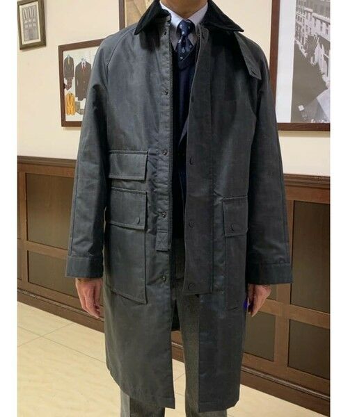 Brooks Brothers/ブルックス ブラザーズ ポリエステル カントリーコート グレー L