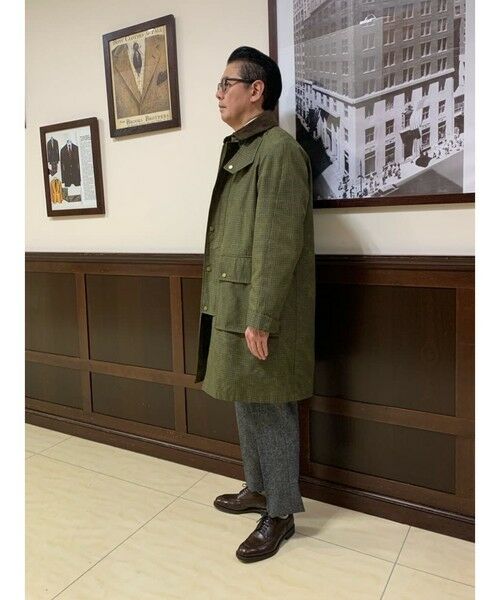 Brooks Brothers / ブルックス ブラザーズ ステンカラーコート | ポリエステル　カントリーコート | 詳細19