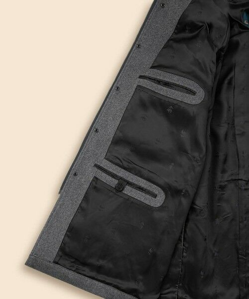 Brooks Brothers / ブルックス ブラザーズ ステンカラーコート | ウール/カシミヤ ラグランスリーブ ウォーキングコート | 詳細4