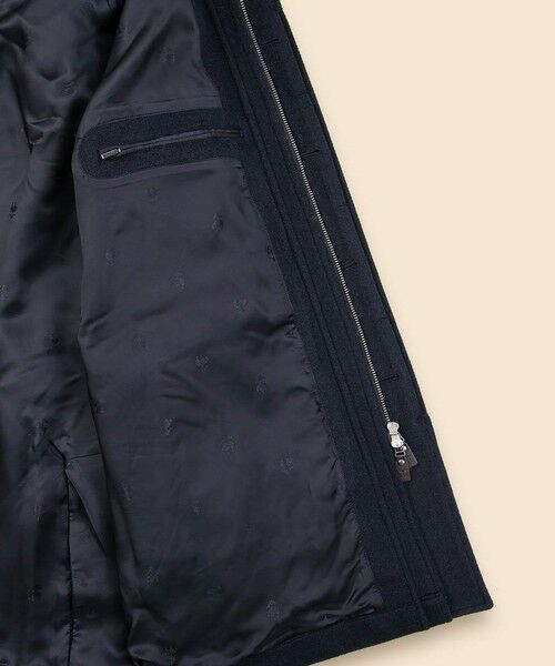 Brooks Brothers / ブルックス ブラザーズ ステンカラーコート | ウール/カシミヤ ラグランスリーブ ウォーキングコート | 詳細11