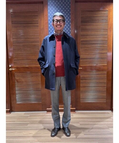 Brooks Brothers / ブルックス ブラザーズ ステンカラーコート | ウール/カシミヤ ラグランスリーブ ウォーキングコート | 詳細12