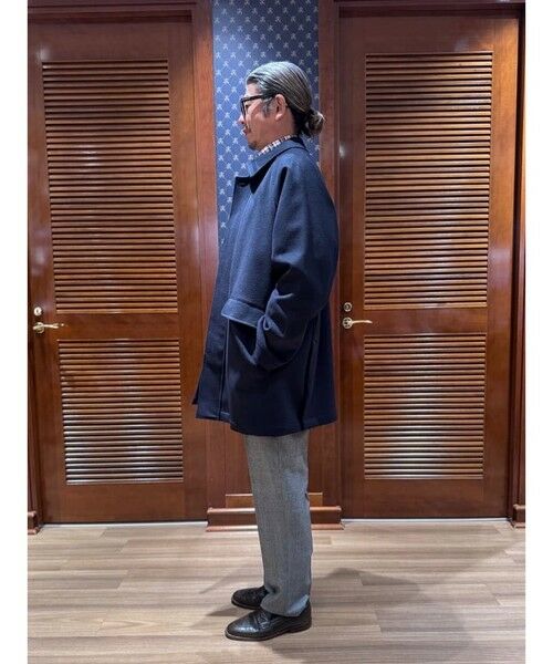 Brooks Brothers / ブルックス ブラザーズ ステンカラーコート | ウール/カシミヤ ラグランスリーブ ウォーキングコート | 詳細13